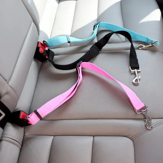 Car Seat Belt Dog Accessories Adjustable Leash Small